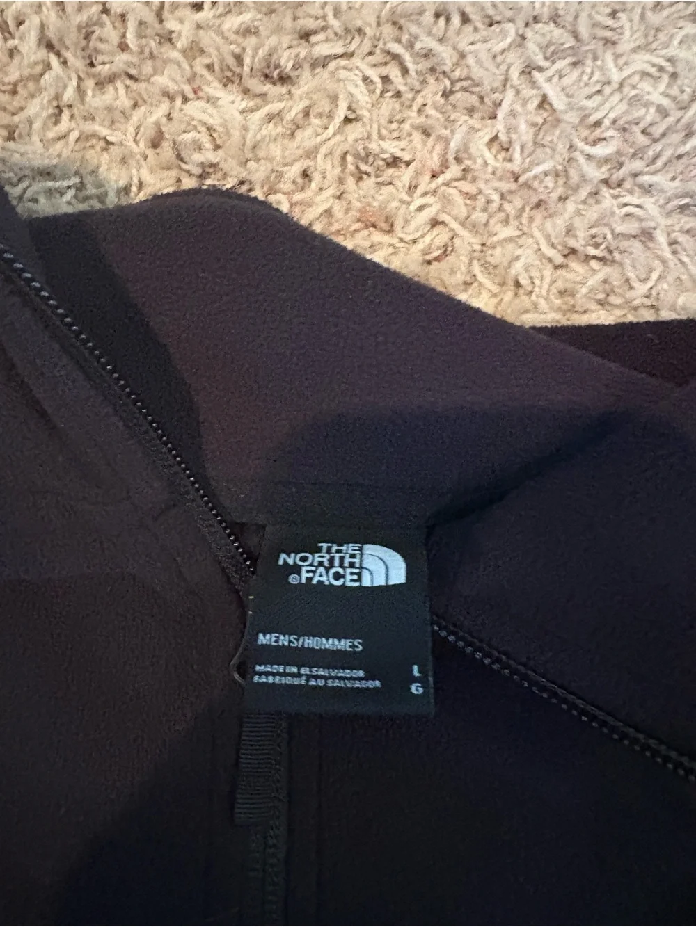 The North Face Black Full-Zip Fleece Hoodie